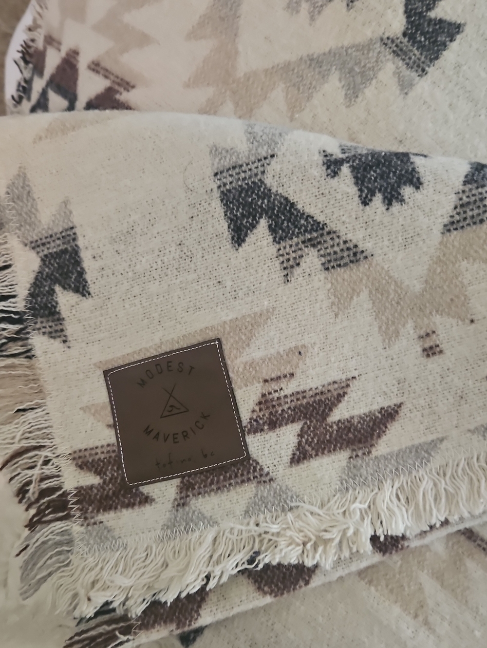 Modest Maverick Throw Blanket/ Blaket Scarf